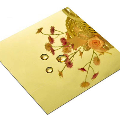 304 Edelstahlblech-Goldspiegel-Edelstahlbleche 316l SS 430 Goldfarb