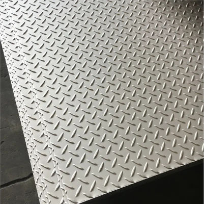 Fertigen Sie Stahlblech des Diamant-SS prägte karierte rostfreie Platten 0.3mm 300Series besonders an